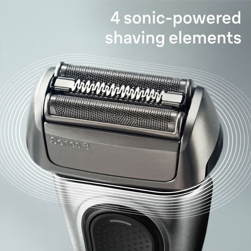 Braun Series 8 Wet & Dry 3 + 1 Head Electric Shaver & Precision Trimmer -Express