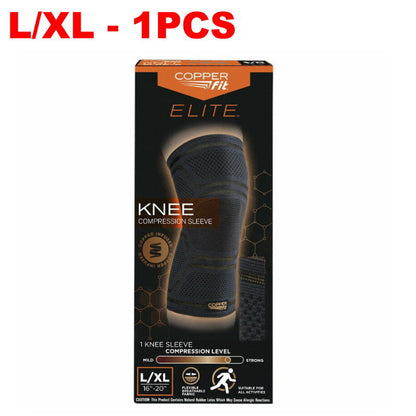 Copper Fit Elite Knee Compression Sleeve Knee Support Brace Size L/XL or S/M