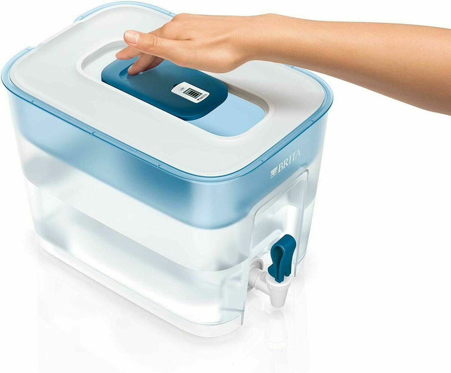 Brita Flow Cask + 2 Maxtra+ Filter cartridge Water Purification Filter 8.2L Set