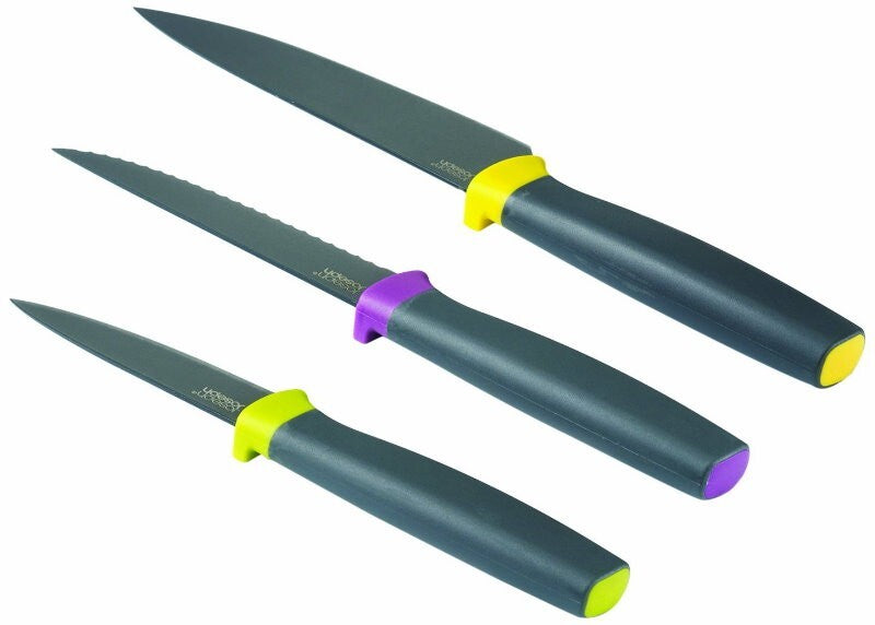 Joseph Joseph 6-Piece Multi-Colour Elevate Knife Set with Protective Sheaths