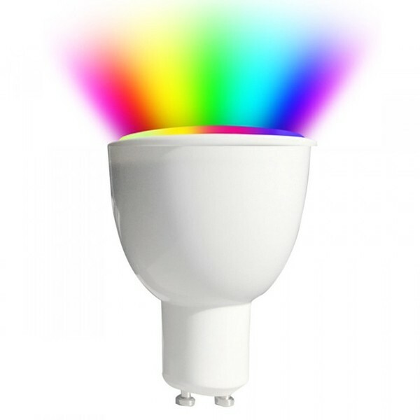 6-Pack V-TAC GU10 WiFi LED SMART Spotlight RGB 5.5Watt -Alexa & Google Assistant