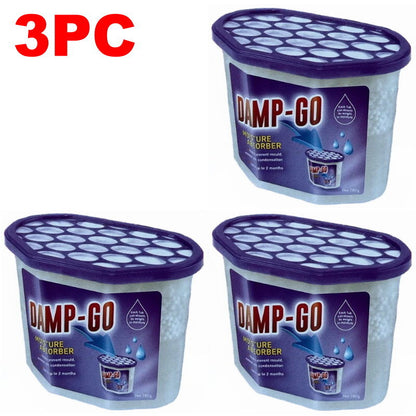 DAMP-GO Moisture Absorber Tubs Portable Dehumidifier Fragrance Free 280g