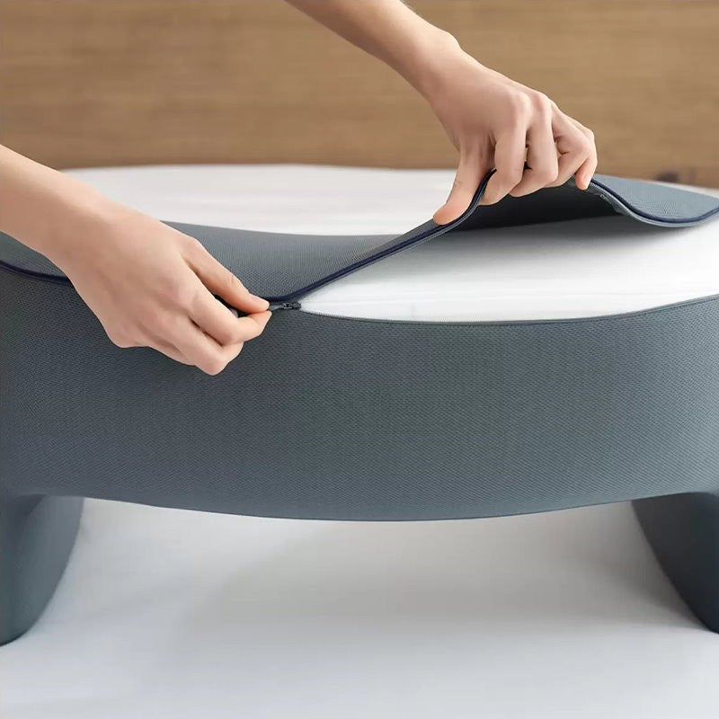 Casual Living Lap Desk Pillow Memory Foam Removable Knit Cover for Bed & Couch