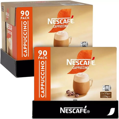 Nescafe Instant Coffee Stick Creamy & Frothy Cappuccino 90 x 12.5g Sachets