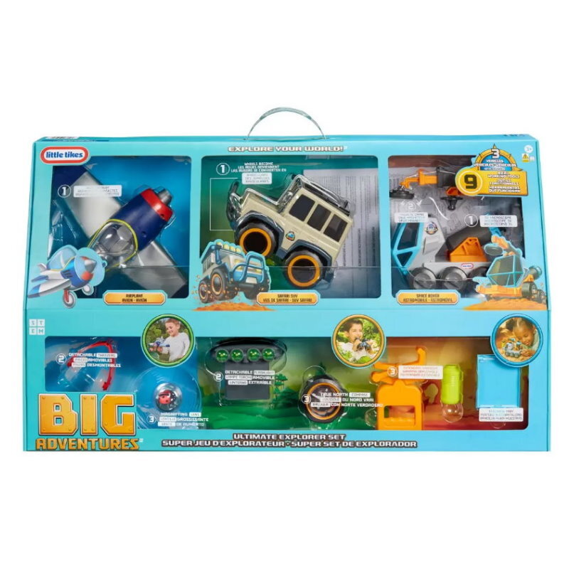 Little Tikes Big Adventures Ultimate Explorer Set STEM Toy w/ Real Working Tools