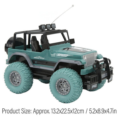 MGRC RTR 1/18 Scale 2.4G RWD RC Off-Road Car 2WD High Speed w/ LED Lights, Alloy