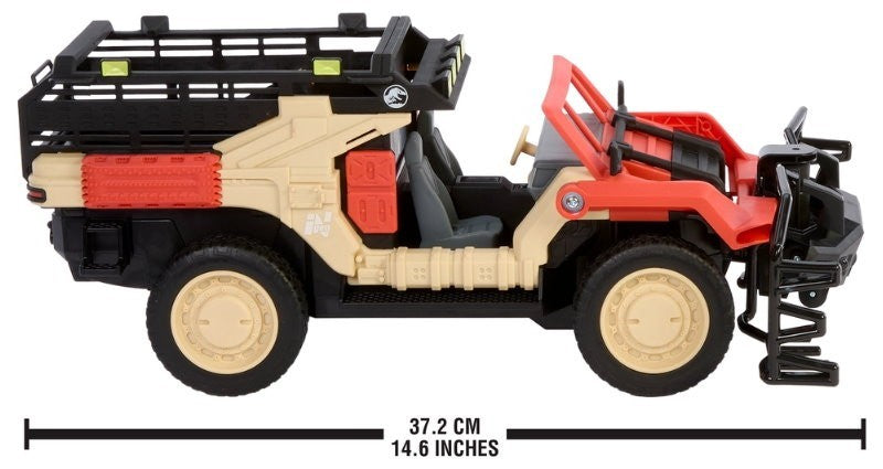 Matchbox RC Jurassic World Dino Catcher RC, Remote-Control Truck with Dinosaur