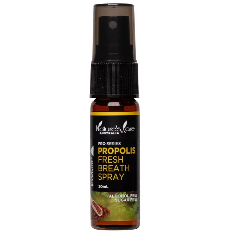 Nature's Care Propolis Fresh Breath Spray 20ml - Natural Immune Support