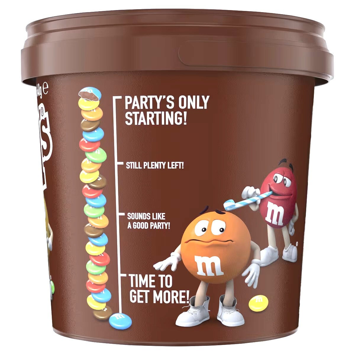 M&M's Milk Chocolate Jar Pantry Size Kids Sweet Snack Mars Wrigley Halal 640g