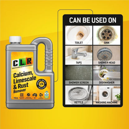 CLR Industrial Strength Multipurpose House Calcium Limescale Rust Cleaner 750ml