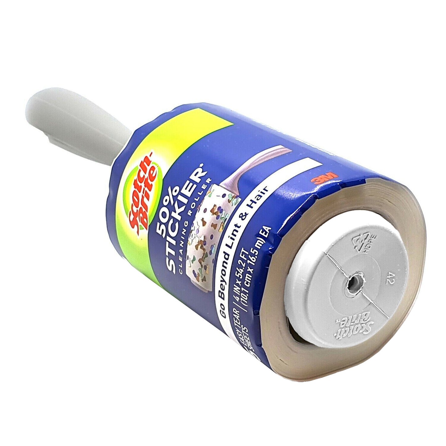 3M Scotch Brite Lint & Hair Fluff Dust Remover Cleaning Roller 95 Tear Sheet