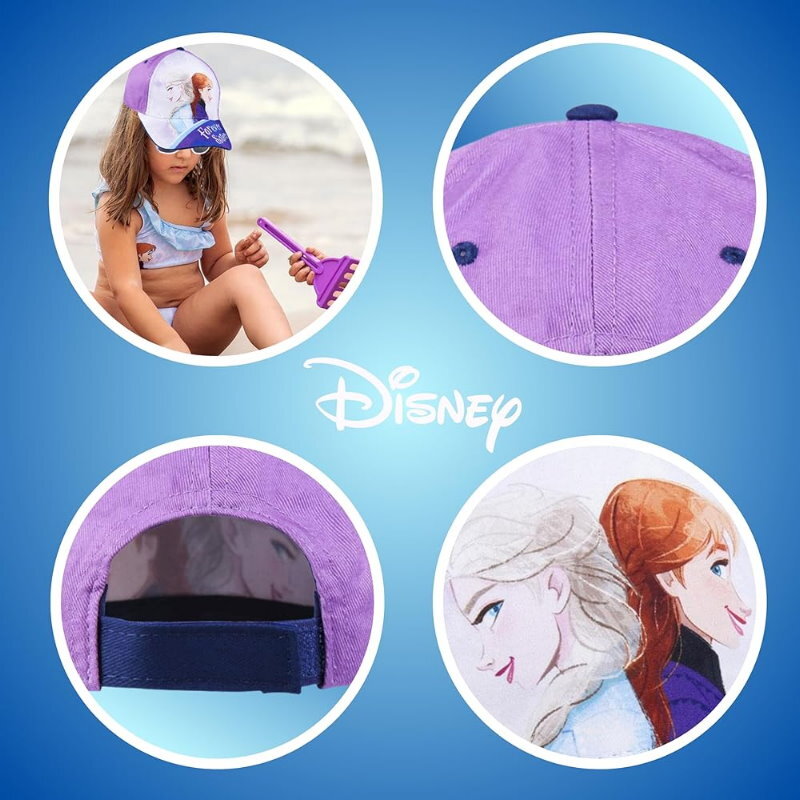 DISNEY 3pc Sunglasses, Cap & Drawstring Bag Set - Barbie, Frozen, Princess