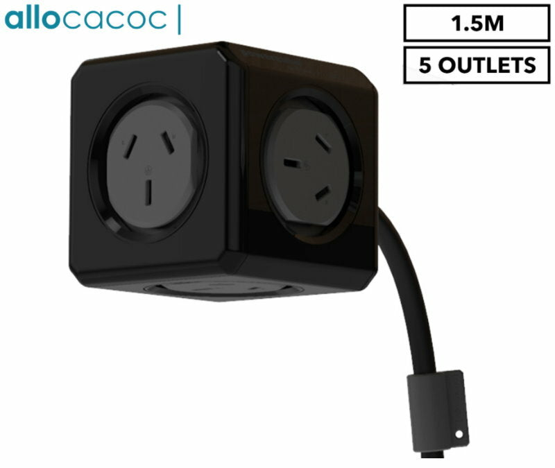 Allocacoc 5-Outlet/4-Outlet 1.5m/3m or 2x USB Original Extended PowerCube