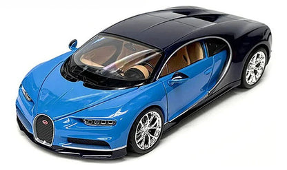 Maisto 1:18 Scale Special Edition Bugatti Chiron Die Cast Car Set Blue-Black