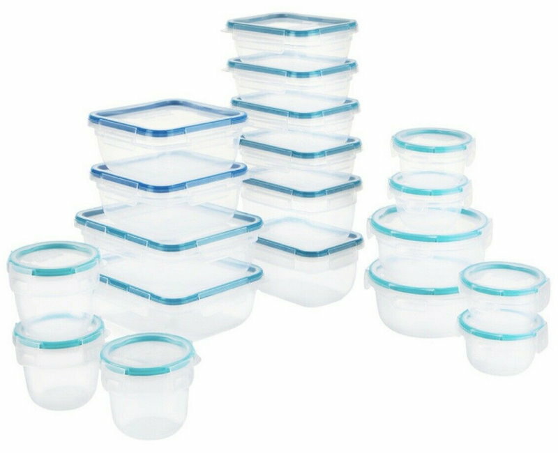 38-Piece Snapware BPA-Free Plastic Storage Container Set - Made in USA