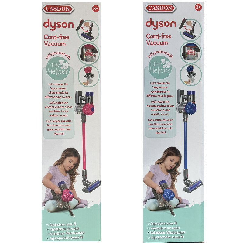 Casdon Dyson Cord-Free Vacuum Cleaner Interactive Toy for Children Ages 3+