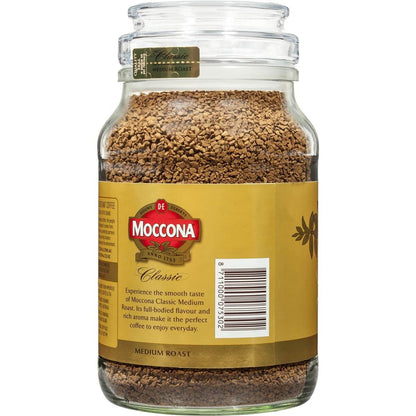 Moccona Freeze Dried Office Instant Coffee Classic Medium Roast 400g Glass Jar