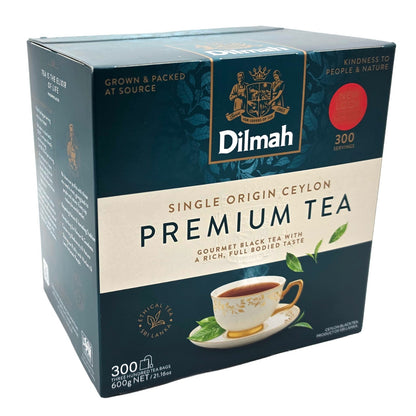 Dilmah Premium Ceylon Black Tea 300 Bags – Handpicked Single Origin Sri Lanka