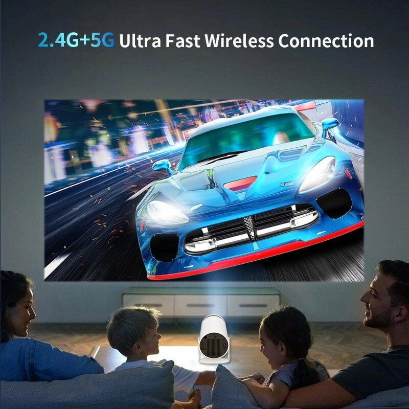 Topleo Freestyle Portable Smart Projector Up to 130" Projection & 180° Rotation