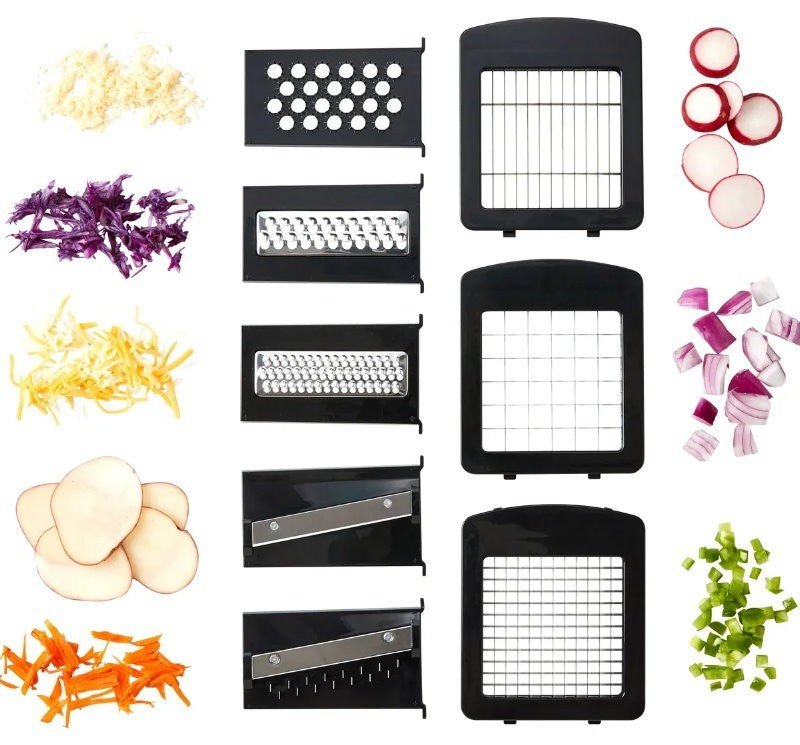 MIU 11-Piece All in One Multifunction Vegetable Chopper and Slicer -Express Post