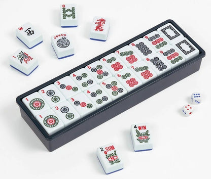 American Mahjong Game Set 166 Tiles with Canvas Tote For Beginners or Seniors