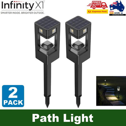 Infinity X1 2-Pack CREE SMD Pathway Motion Activated 500 Lumen Solar Path Light