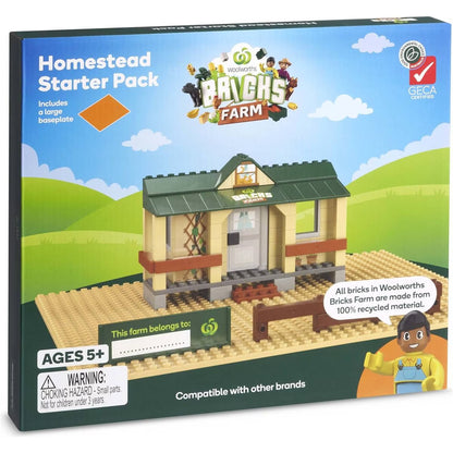 Woolworths Bricks Farm Homestead Starter Pack - Limited Edition Building Set