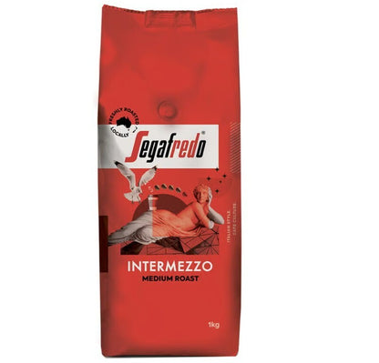 Segafredo Intermezzo Espresso Coffee Beans 1 kg Italian Speciality Medium Roast