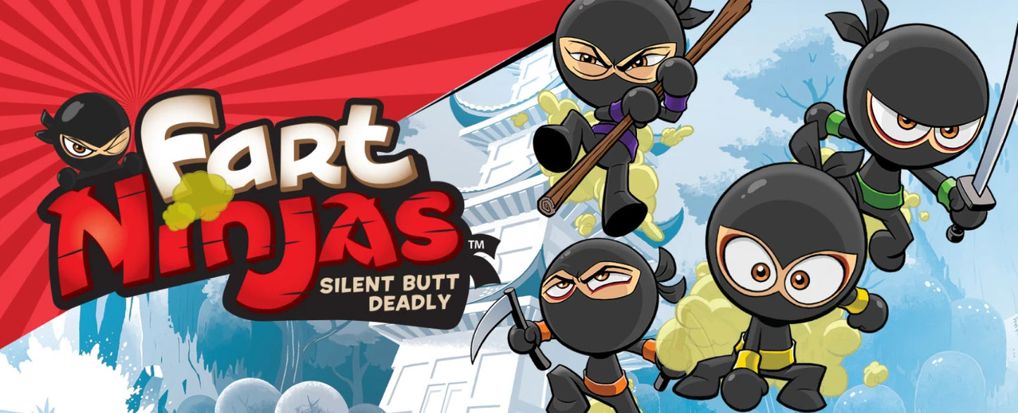 Funrise Fart Ninjas 5 Pack Farty Fighters – Motion Activated Collectibles