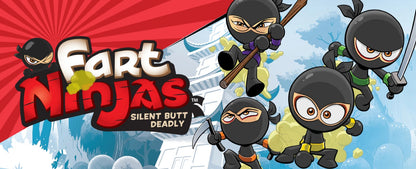Funrise Fart Ninjas 5 Pack Farty Fighters – Motion Activated Collectibles
