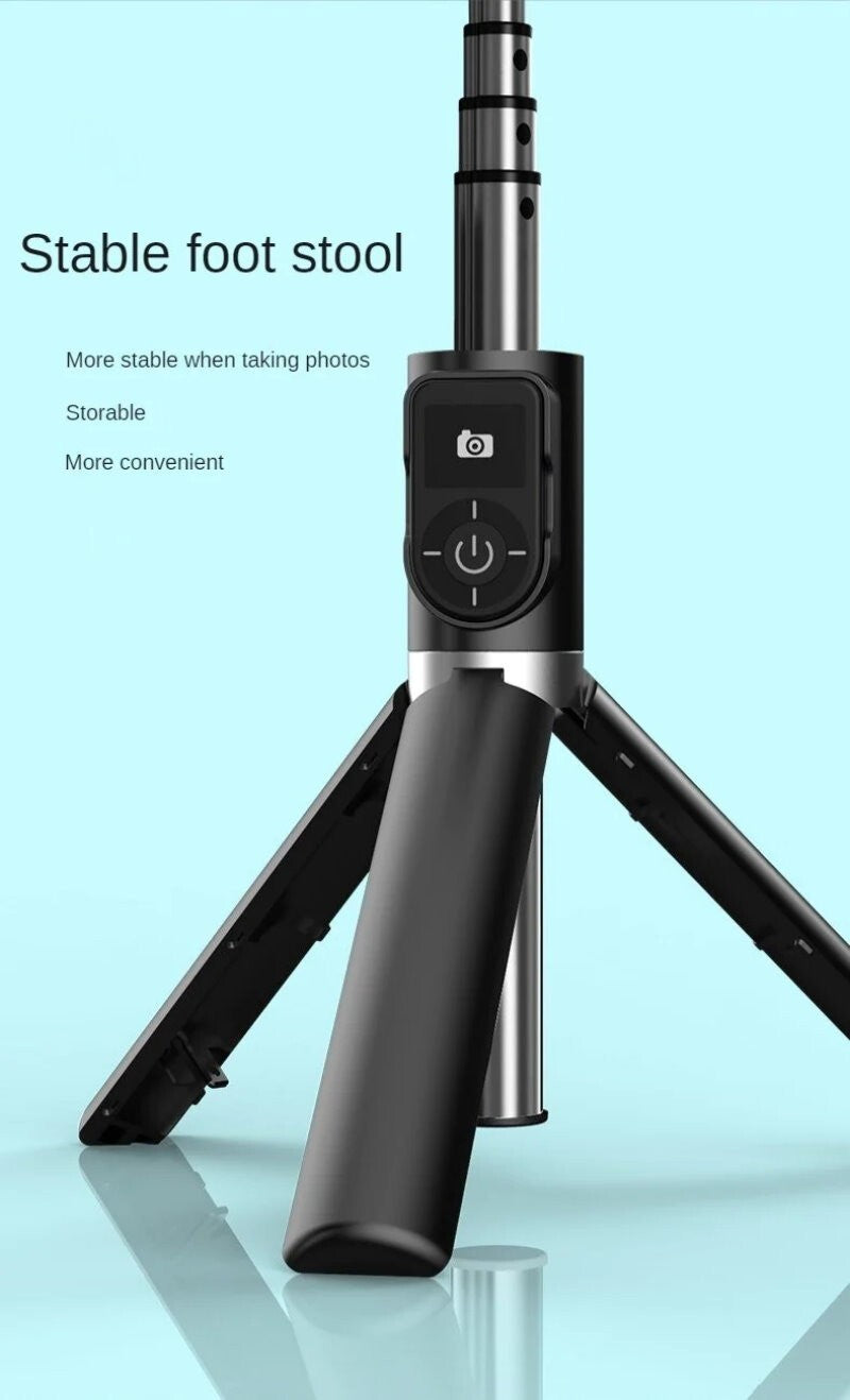 TEQ P70 Bluetooth Selfie Stick Tripod Portable Extendable Selfie Stick w/ Remote