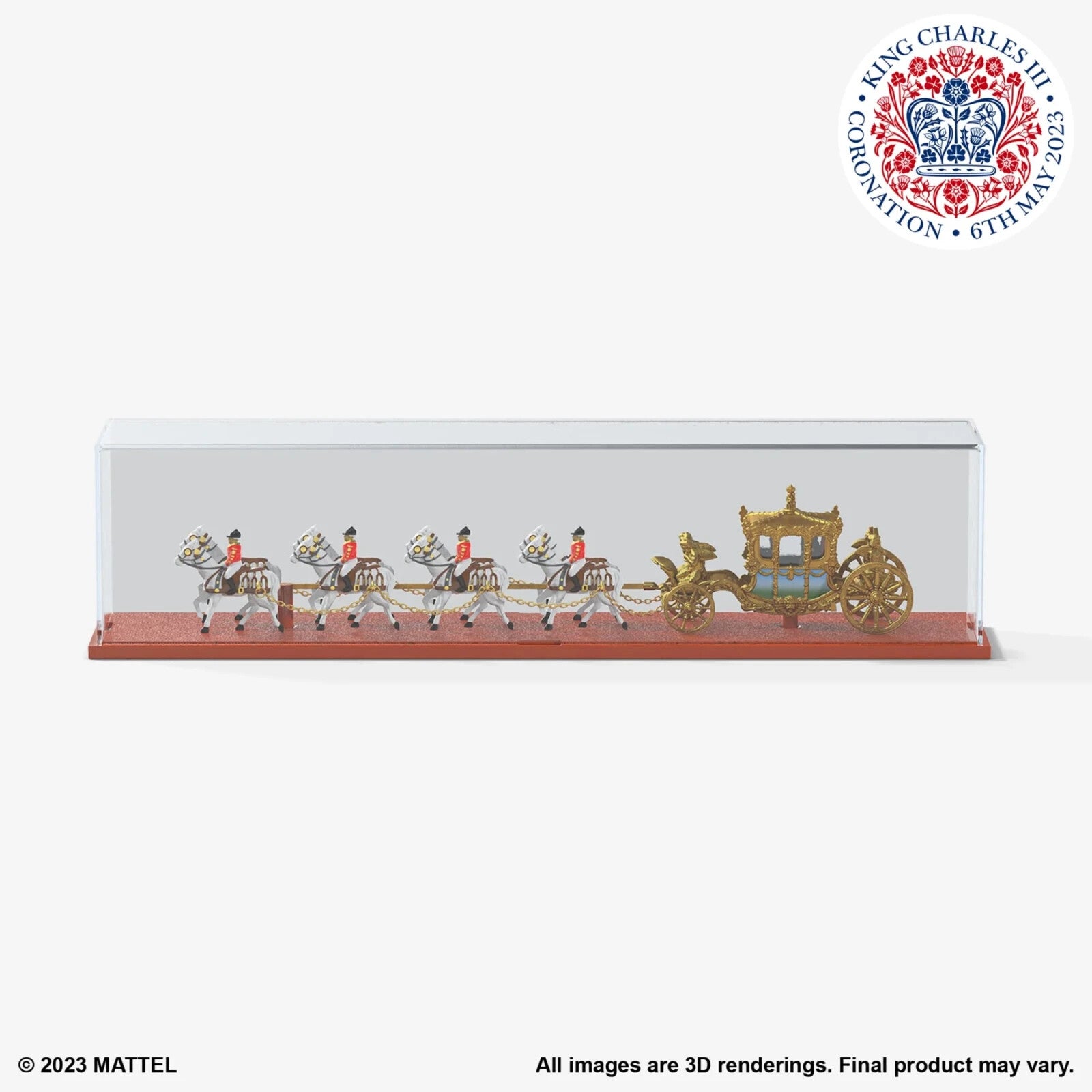 Matchbox Collectors 1762 Gold State Coach 2023 King Charles III Coronation HWJ96