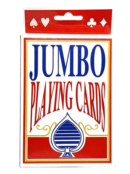 Jumbo Large Size Deck Poker Playing Game Card Party Games Large Print 12.5x8.5cm
