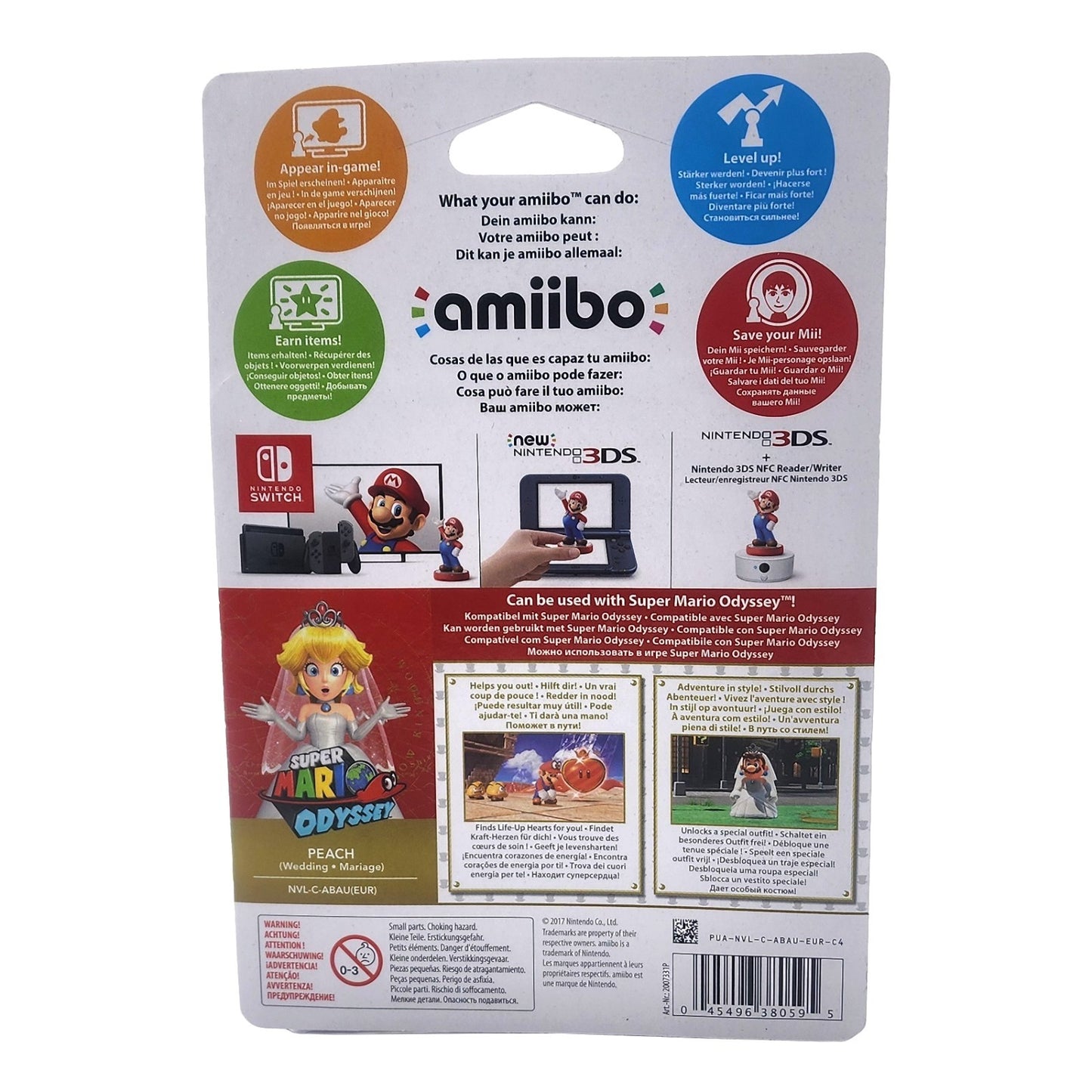 Nintendo Amiibo Character Peach Wedding Switch Wii U 3DS Odyssey Collection NFC