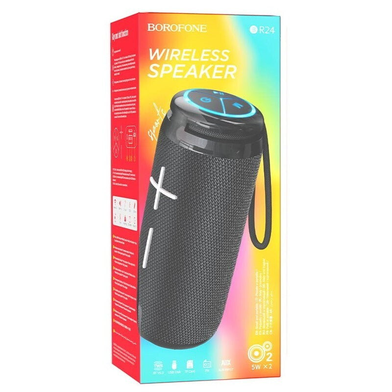 Borofone BR24 Fashion Sports Portable Bluetooth Speaker 2x5W, TWS/FM/USB/TF/AUX