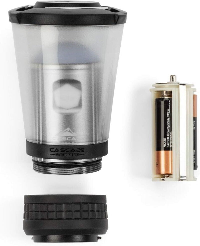 Cascade Mountain Tech 3-Pack Camping IPX4 Water-Resistant Compact LED Lantern