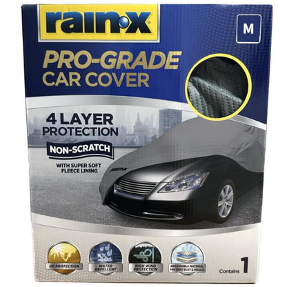 Rain-X Pro Grade Super Soft Non-Scratch Car Cover Water UV Protection Breathable