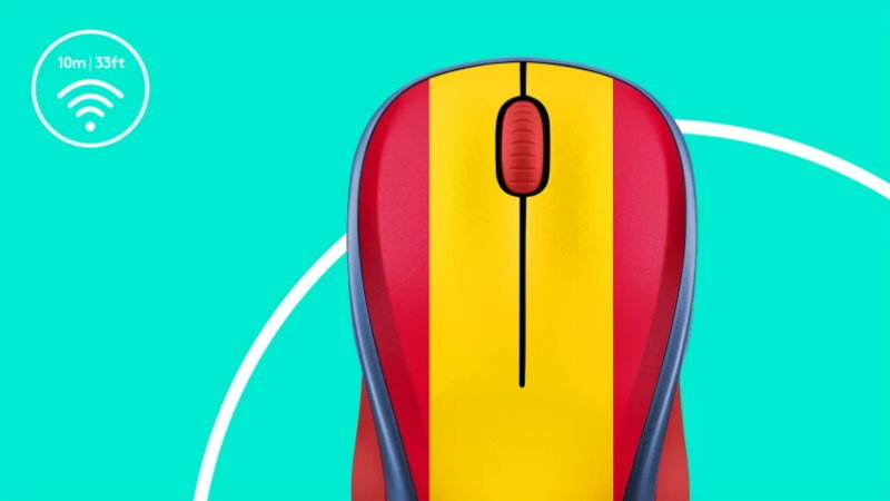 Logitech M238 Fan Collection Wireless Mouse - Brazil or England