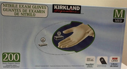Multi Purpose Nitrile Exam Protective Glove Latex Free 200 Disposable Size S M L