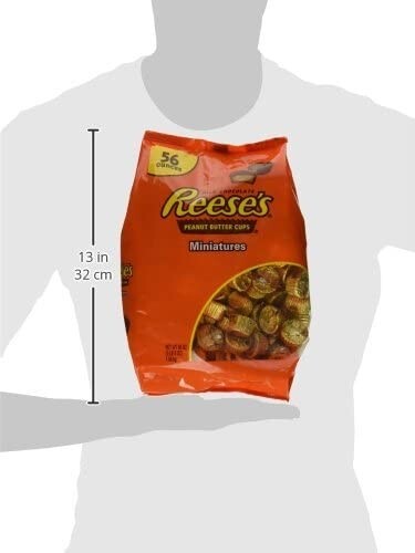 1.58kg Reese's Milk Chocolate Peanut Butter Cups Miniatures Kids Sweet Bulk Bag