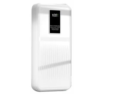 20000mAh 74Wh PD3.0 Fast Charging Power Bank w/ Built-in USB C & Lightning Cable