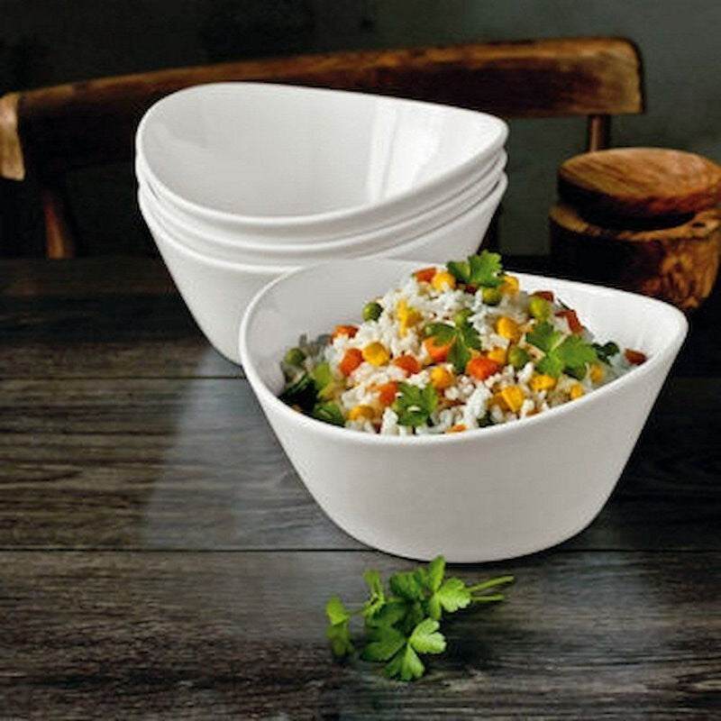 Over & Back 4 Piece Porcelain Serving Bowls Set 1.2L Oven & Dishwasher Safe