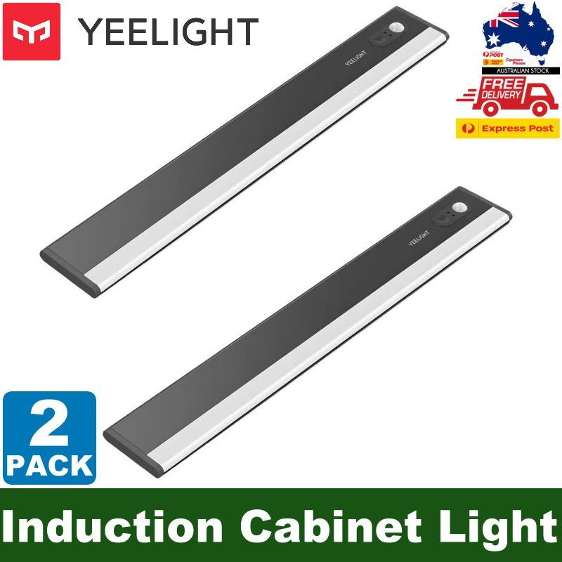Yeelight 2-Pack Ultra Thin Induction Cabinet Rechargeable Motion Sensor Lights