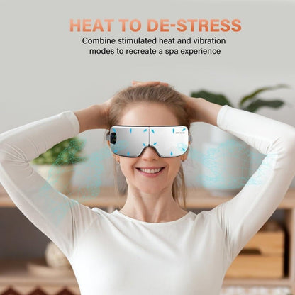 Purify Rechargeable Bluetooth Electric Eye Massager with Heat & Vibration