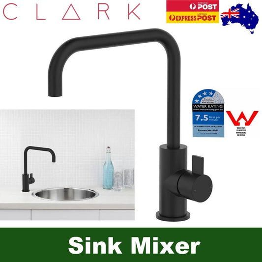 Clark CL10017.B4A Round Blade Sink Mixer Matte Black
