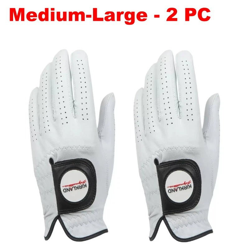 Kirkland Signature Cabretta Leather Golf Gloves Left Hand for Right Hand Golfer