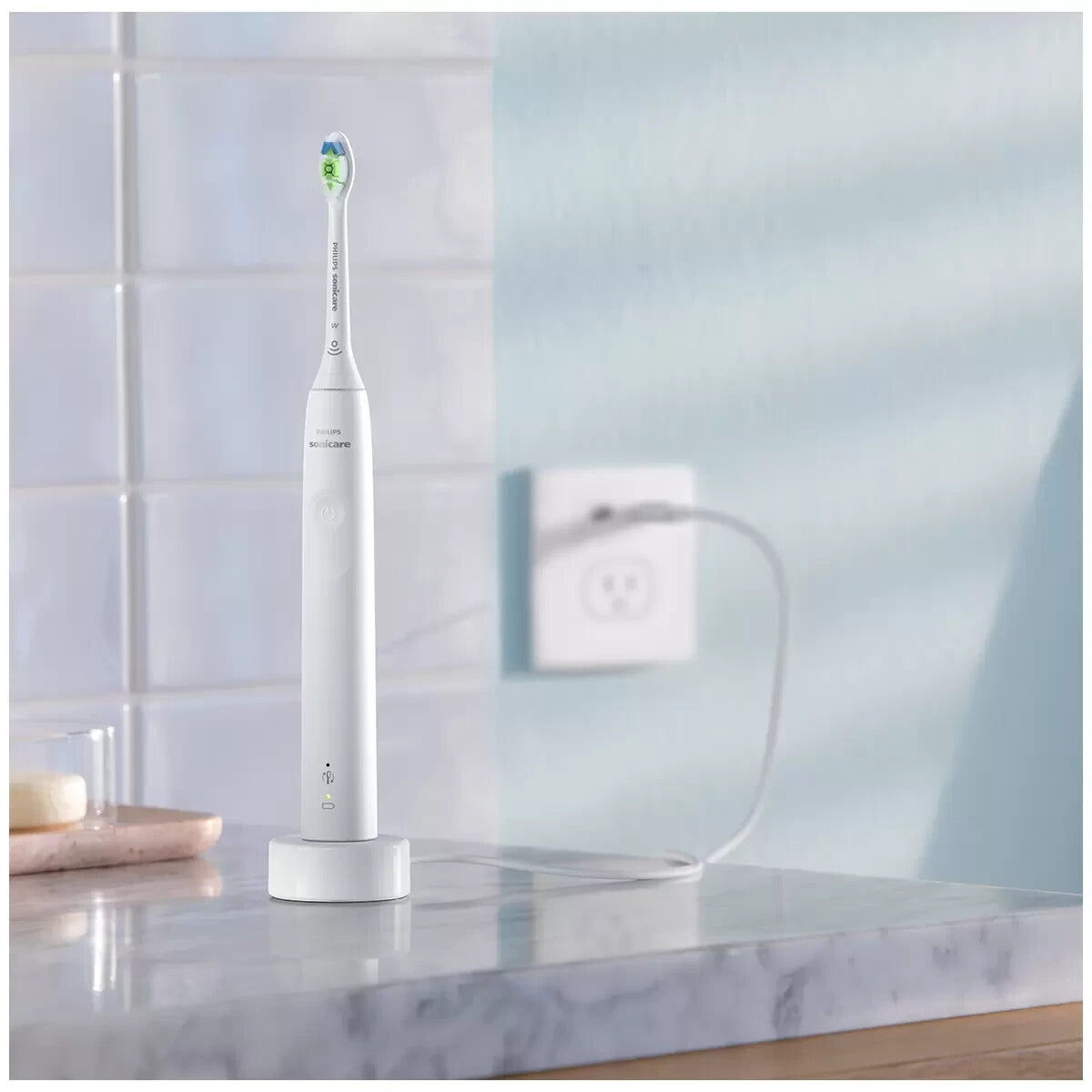 Philips Sonicare 3100 2pk Rechargeable Electric Toothbrush Oral Teeth Gum Health