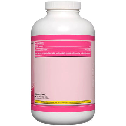Calcium 600mg + Vitamin D3 500 Tablet Supplement Support Strong Bones & Teeth