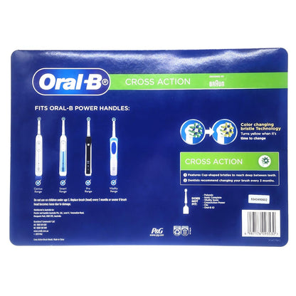 Genuine Oral-B CrossAction Toothbrush Replacement Refill Brush Head 16 Packs