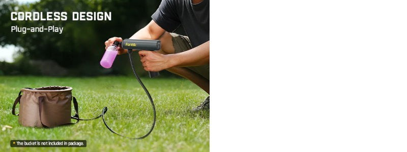 Fanttik K100 Flip Foldable Portable Cordless Electric Pressure Washer Gun